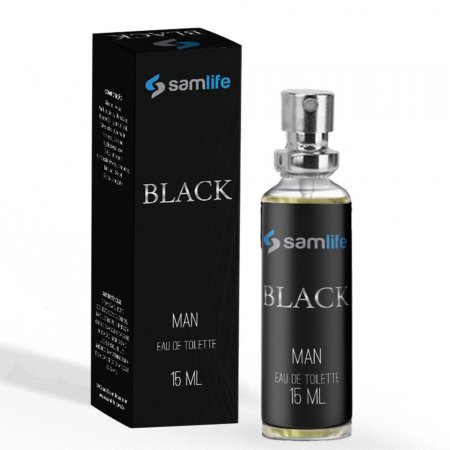 Perfume Samlife Black - masculino 15 ml