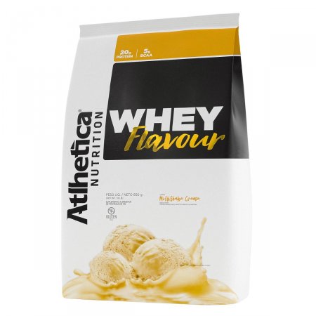 Whey Flavour Atletica Milkshake Creme com 850g