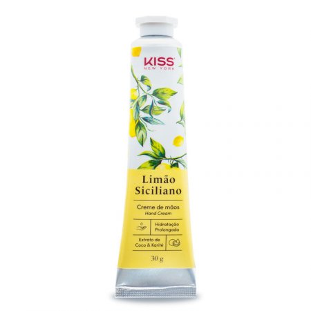 Creme de Mãos Limão 30g - Kiss  New York