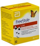 Tiras de Teste para Glicose Freestyle Lite com 50 unidades