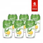 KIT CHÁ VERDE C/ LARANJA E GENGIBRE NATURAL TEA LATA 335ML - CAIXA 6 UNIDADES
