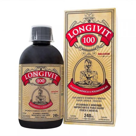 Longivit 100 240ml Sem Acucar - Cifarma