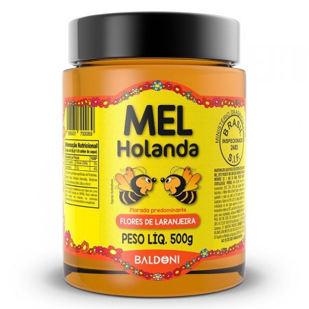 Mel de Laranjeira Holanda 500g Baldoni
