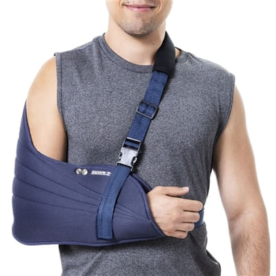 Tipoia Imobilizadora Estofada Bilateral Azul PP Salvapé