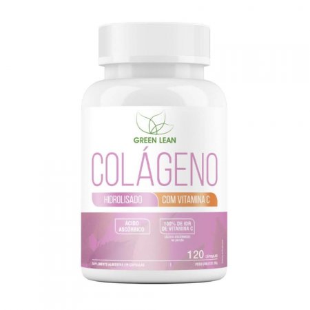 COLÁGENO HIDROLISADO & VIT. C (120 cápsulas) - GREEN LEAN