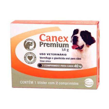Vermífugo Canex Premium Ceva 3,6 g Para Cães Grandes