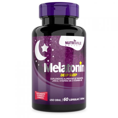 Melatonin Sono Melhor 500mg 60 Capsulas - Linduras