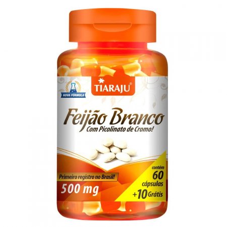 Feijão Branco com Picolinato de Cromo 60+10 cápsulas - Tiaraju