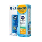 Kit Nivea Sun Protetor Solar Protect & Hidrata FPS 70 com 200ml + Facial Beauty Expert Pele Oleosa FPS 50 com 50g