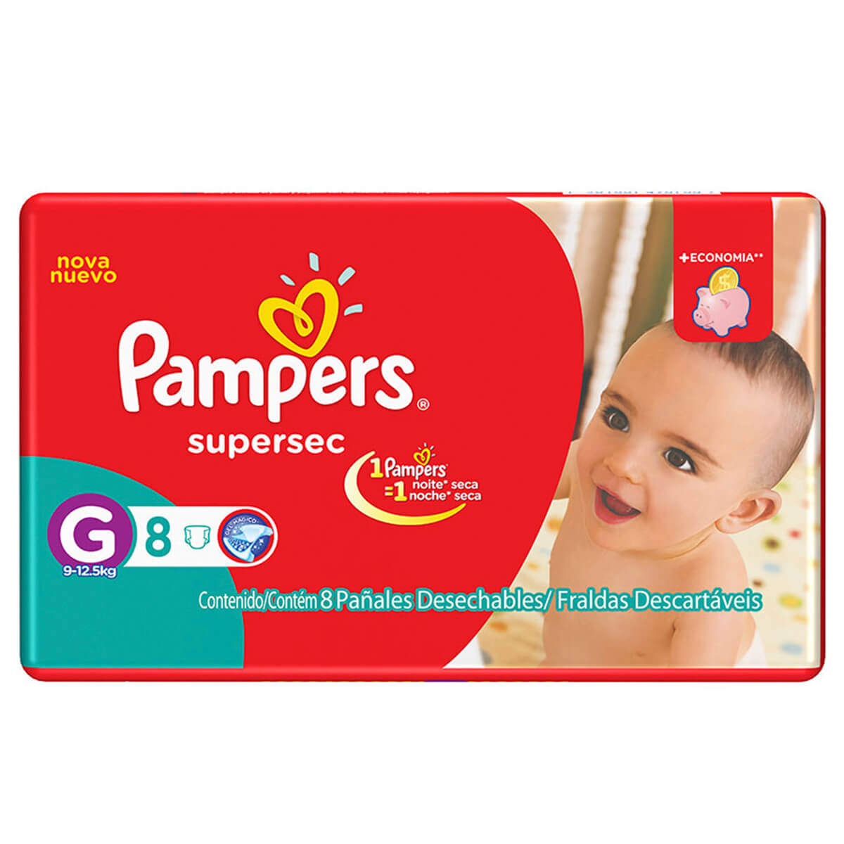 Fralda Pampers SuperSec Tamanho G