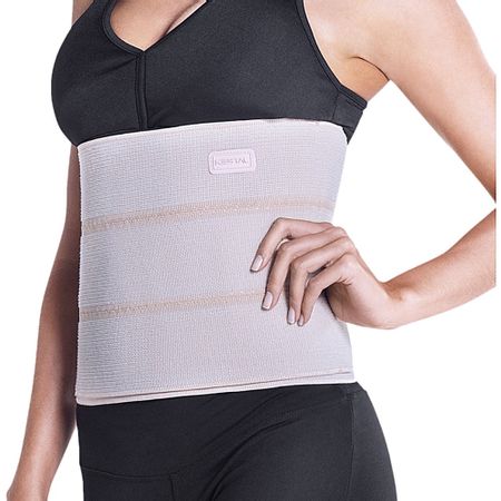 Faixa Elástica Abdominal Kestal - 3 Gomos - Tam G