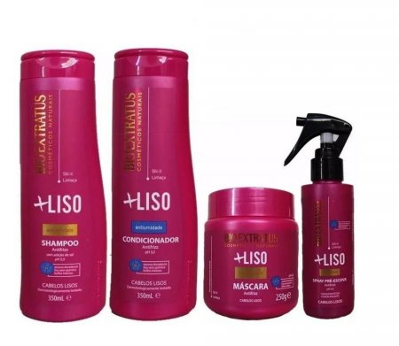 Kit Bio Extratus Mais Liso (sh+cond+masc+spray)