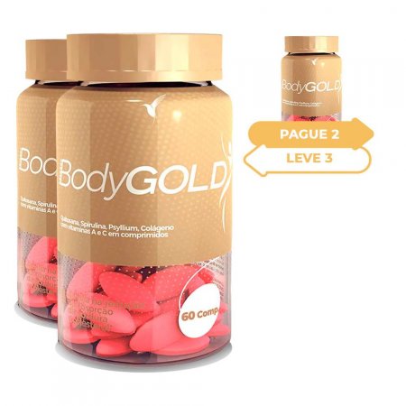 Leve 3 Pague 2 Body Gold 120 Cápsulas
