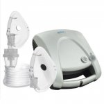 Nebulizador compressor G-Tech Nebcom V 127V/230V Prateado