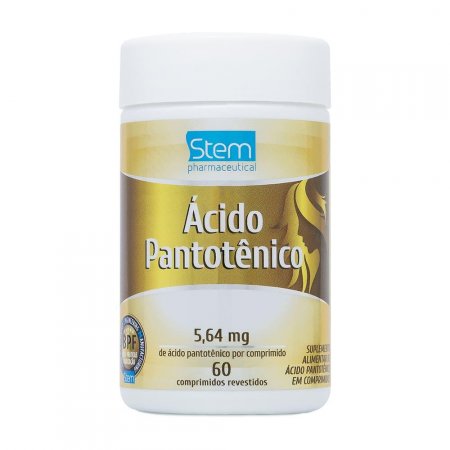 Ácido Pantotônico 5.64mg 60 Comprimidos Stem