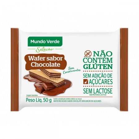 Wafer Mundo Verde Chocolate 50g