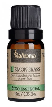 Óleo Essencial Lemongrass 10ml - Via Aroma