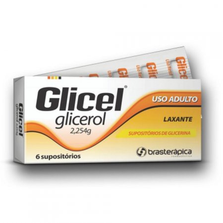SUPOSITÓRIO GLICEL 6UN