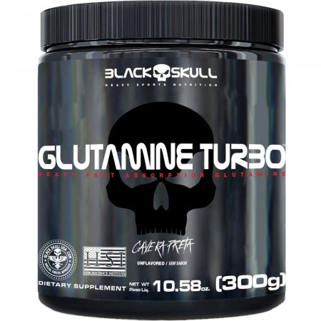 GLUTAMINE TURBO - BLACK SKULL - GLUTAMINA - 300G