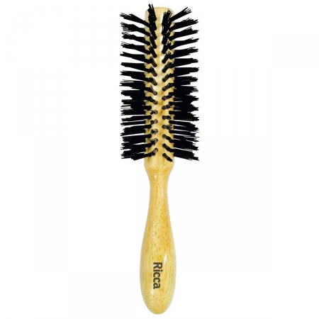 Escova de Cabelo Ricca Meia Lua Média com 1 Unidade