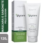 Máscara e Sabonete Facial Glycare Duo Mantecorp Pele Oleosa com 120g
