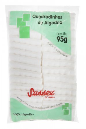 Algodão Quadrado Sussex com 95g