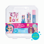 Maleta de Esmaltes das Princesas - 3 Esmaltes + 1 Lixa