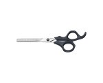 Tesoura para Cabelo Tramontina Supercort Aço Inox Fio Desbaste Onix 6"