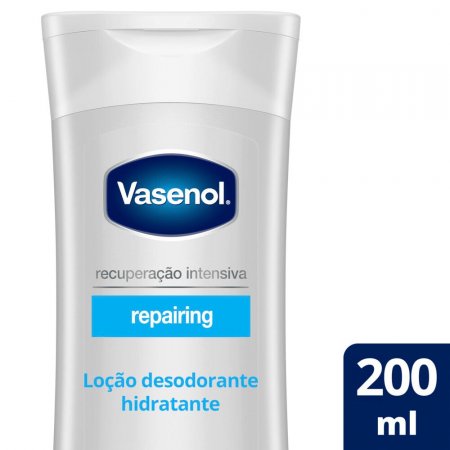 Loção Desodorante Hidratante Vasenol Recuperação Intensiva Reparadora com 200ml