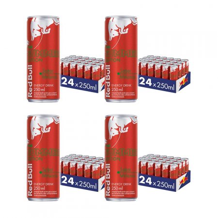 Energético Red Bull Energy Drink+Melancia, 250ml (96 latas)