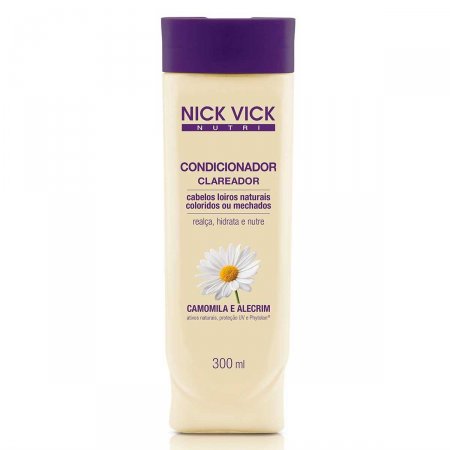 Condicionador NIck&Vick Nutri Clareador com 300ml