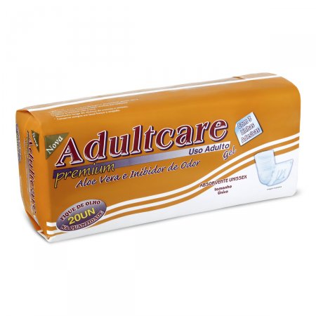 Absorvente Geriátrico Adultcare Premium Unissex com 20 unidades