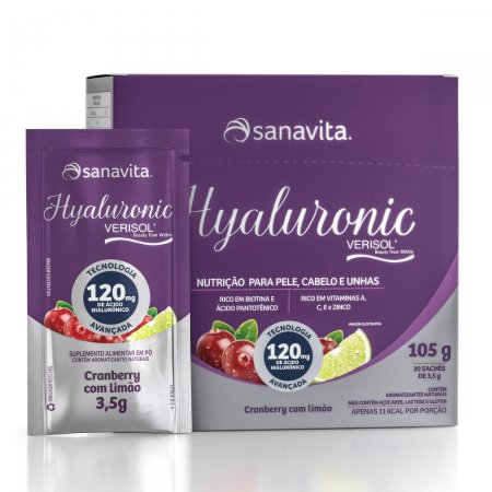 Hyaluronic Verisol 30 Sachês Saúde Para Pele - Sanavita