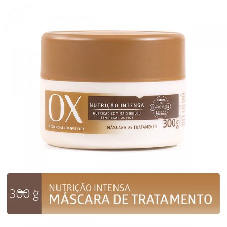 Máscara de Tratamento Capilar OX Nutrição Intensa com 300g