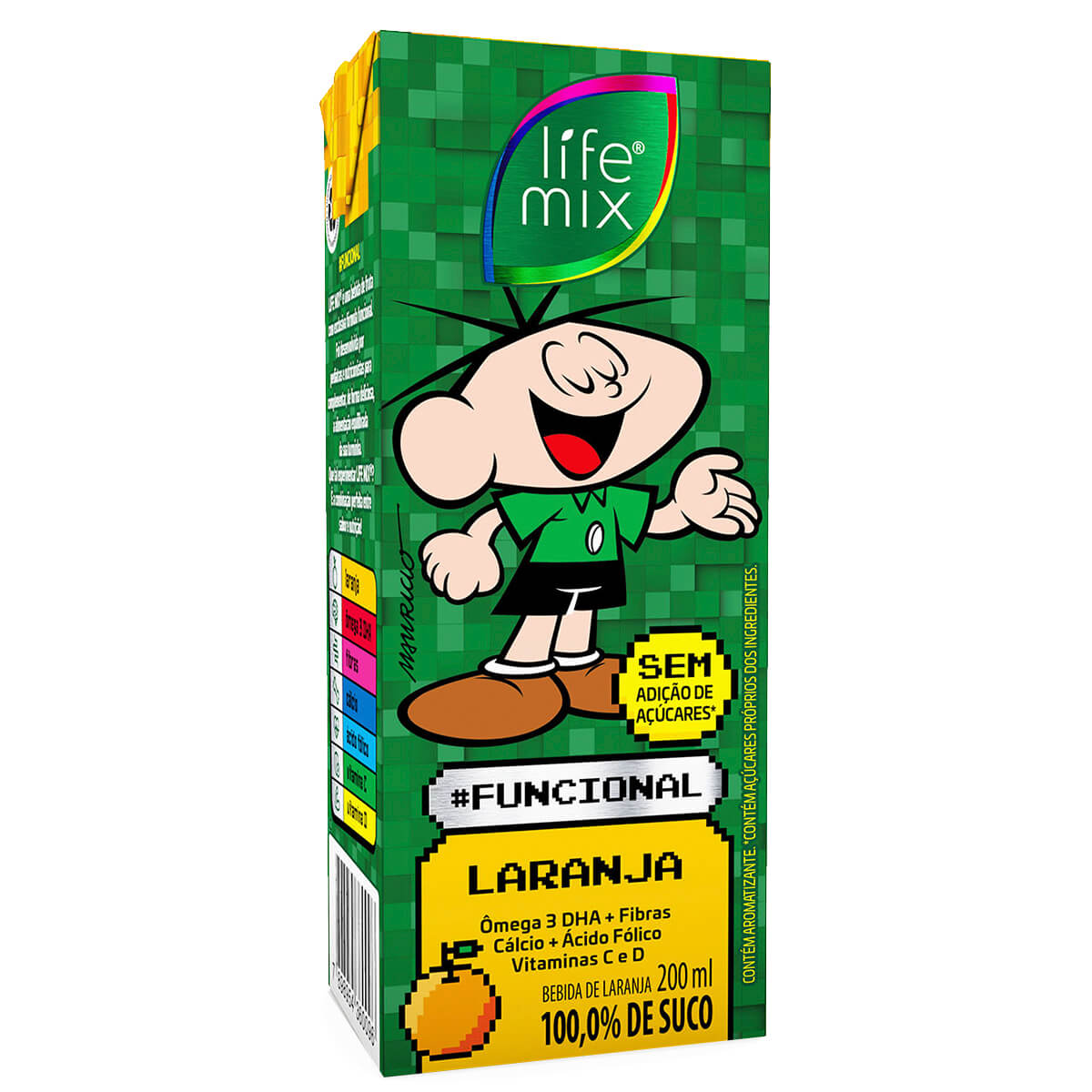Bebida Funcional Life Mix Kids Sabor Laranja