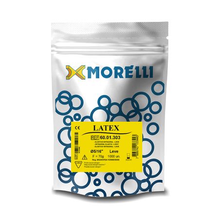 60.01.303 Elástico Intraoral Látex Leve 5/16 - Morelli