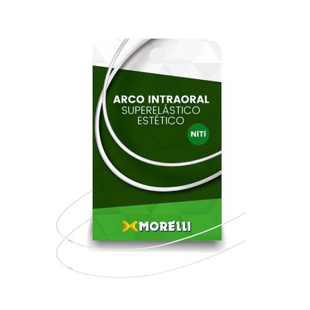 50.60.038 Arco Intraoral Estético Superelástico Grande Niti Redondo 0,45mm (.018") - Morelli