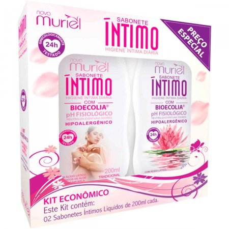 Kit Sabonete Intimo Muriel Floral com 2 Unidades