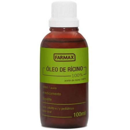 Oleo de Ricino 100 ml Farmax Puro