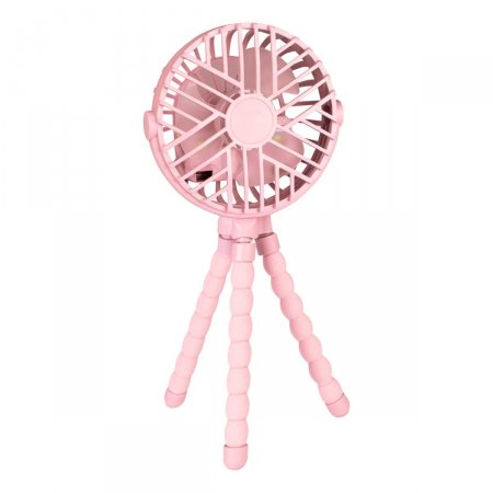 Mini Ventilador Para Berço e Carrinho Buba Baby Rosa com 1 unidade