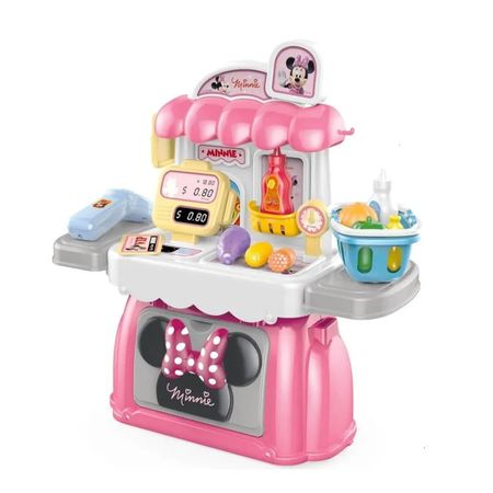 Mercado da Minnie Maleta Brinquedo 3 em 1 C/ Som MultiKids