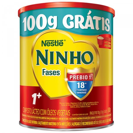Composto Lácteo Ninho Fases 1+ com 800g