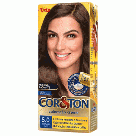 TINTURA COR TON 50 CASTANHO CLARO