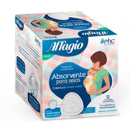 Abs Affagio para Seios Toque Suave 12un