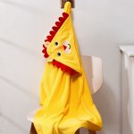 Toalhão com Capuz de Centro Bordado Leão Fisher-Price