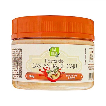 Pasta de Castanha de Caju Doce de Leite 300g Eat Clean