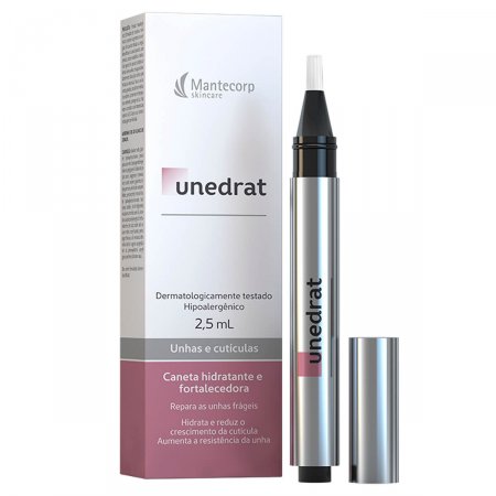 Caneta Hidratante e Fortalecedora Unedrat Mantecorp para Unhas e Cutículas com 2,5ml