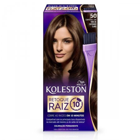Retoque para Raiz Koleston Castanho Claro Nº50