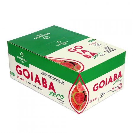 Barra de Goiaba Zero Adição de Açúcares 24x22G