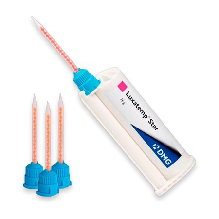 Resina Bisacrilica Luxatemp STAR A2 76g + 15 pontas azuis - DMG